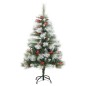 vidaXL Árbol de Navidad artificial con bisagras 150 LED y bolas 150 cm vidaXL Árbol de Navidad artificial con bisagras 150 LED y bolas 150 cm