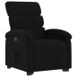 vidaXL Sillón eléctrico reclinable elevable de tela negro