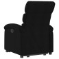 vidaXL Sillón eléctrico reclinable elevable de tela negro