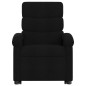 vidaXL Sillón eléctrico reclinable elevable de tela negro