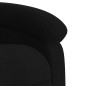 vidaXL Sillón eléctrico reclinable elevable de tela negro