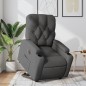 vidaXL Sillón eléctrico reclinable elevable de tela gris oscuro vidaXL Sillón eléctrico reclinable elevable de tela gris oscuro