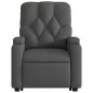 vidaXL Sillón eléctrico reclinable elevable de tela gris oscuro vidaXL Sillón eléctrico reclinable elevable de tela gris oscuro