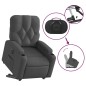 vidaXL Sillón eléctrico reclinable elevable de tela gris oscuro vidaXL Sillón eléctrico reclinable elevable de tela gris oscuro
