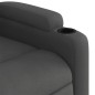 vidaXL Sillón eléctrico reclinable elevable de tela gris oscuro vidaXL Sillón eléctrico reclinable elevable de tela gris oscuro