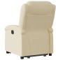 vidaXL Sillón eléctrico reclinable elevable de tela color crema vidaXL Sillón eléctrico reclinable elevable de tela color crema