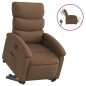 vidaXL Sillón eléctrico reclinable elevable de tela marrón vidaXL Sillón eléctrico reclinable elevable de tela marrón