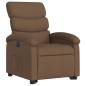 vidaXL Sillón eléctrico reclinable elevable de tela marrón vidaXL Sillón eléctrico reclinable elevable de tela marrón