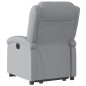vidaXL Sillón eléctrico reclinable elevable de tela gris claro vidaXL Sillón eléctrico reclinable elevable de tela gris claro