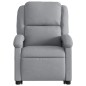 vidaXL Sillón eléctrico reclinable elevable de tela gris claro vidaXL Sillón eléctrico reclinable elevable de tela gris claro