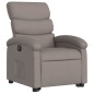 vidaXL Sillón eléctrico reclinable elevable de tela gris taupe vidaXL Sillón eléctrico reclinable elevable de tela gris taupe