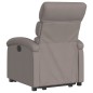 vidaXL Sillón eléctrico reclinable elevable de tela gris taupe vidaXL Sillón eléctrico reclinable elevable de tela gris taupe