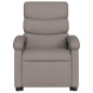 vidaXL Sillón eléctrico reclinable elevable de tela gris taupe vidaXL Sillón eléctrico reclinable elevable de tela gris taupe