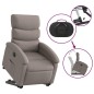 vidaXL Sillón eléctrico reclinable elevable de tela gris taupe vidaXL Sillón eléctrico reclinable elevable de tela gris taupe