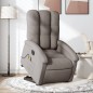 vidaXL Sillón de masaje eléctrico reclinable elevable tela taupé vidaXL Sillón de masaje eléctrico reclinable elevable tela taupé