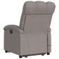 vidaXL Sillón de masaje eléctrico reclinable elevable tela taupé vidaXL Sillón de masaje eléctrico reclinable elevable tela taupé
