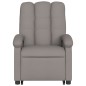 vidaXL Sillón de masaje eléctrico reclinable elevable tela taupé vidaXL Sillón de masaje eléctrico reclinable elevable tela taupé