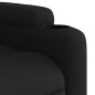 vidaXL Sillón de masaje eléctrico reclinable elevable tela negro vidaXL Sillón de masaje eléctrico reclinable elevable tela negro
