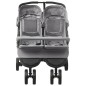 vidaXL Carrito para gemelos de acero gris claro vidaXL Carrito para gemelos de acero gris claro