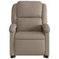 vidaXL Sillón reclinable elevable cuero artificial color capuchino vidaXL Sillón reclinable elevable cuero artificial color capuchino