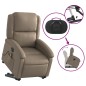 vidaXL Sillón reclinable de masaje eléctrico cuero sintético capuchino vidaXL Sillón reclinable de masaje eléctrico cuero sintético capuchino