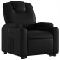 vidaXL Sillón reclinable y elevable eléctrico cuero sintético negro vidaXL Sillón reclinable y elevable eléctrico cuero sintético negro