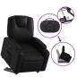 vidaXL Sillón reclinable y elevable eléctrico cuero sintético negro vidaXL Sillón reclinable y elevable eléctrico cuero sintético negro