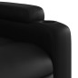 vidaXL Sillón reclinable y elevable eléctrico cuero sintético negro vidaXL Sillón reclinable y elevable eléctrico cuero sintético negro