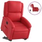vidaXL Sillón elevable eléctrico cuero artificial rojo vidaXL Sillón elevable eléctrico cuero artificial rojo