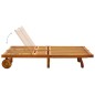 vidaXL Tumbona de jardín 2 personas y cojines madera maciza de acacia vidaXL Tumbona de jardín 2 personas y cojines madera maciza de acacia