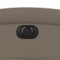 vidaXL Sillón reclinable eléctrico de cuero sintético color capuchino vidaXL Sillón reclinable eléctrico de cuero sintético color capuchino