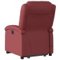 vidaXL Sillón de masaje elevable eléctrico cuero artificial rojo tinto vidaXL Sillón de masaje elevable eléctrico cuero artificial rojo tinto