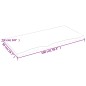vidaXL Estante de pared madera roble tratada marrón claro 100x50x2 cm vidaXL Estante de pared madera roble tratada marrón claro 100x50x2 cm