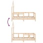 vidaXL Estructura de cama para niños madera maciza de pino 70x140 cm vidaXL Estructura de cama para niños madera maciza de pino 70x140 cm