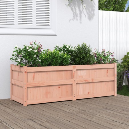 vidaXL Jardinera de madera maciza de abeto Douglas 150x50x50 cm