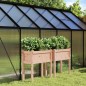 vidaXL Jardineras con patas 2 uds madera maciza de abeto Douglas vidaXL Jardineras con patas 2 uds madera maciza de abeto Douglas