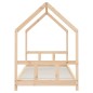 vidaXL Estructura de cama infantil madera maciza de pino 90x190 cm vidaXL Estructura de cama infantil madera maciza de pino 90x190 cm