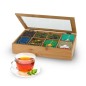 Excellent Houseware Caja de té con 8 compartimentos bambú Excellent Houseware Caja de té con 8 compartimentos bambú