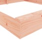 vidaXL Arenero con asientos cuadrado madera maciza Douglas
