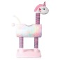 Pets Collection Rascador para gatos Unicorn rosa 40x30x85 cm