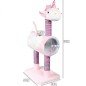 Pets Collection Rascador para gatos Unicorn rosa 40x30x85 cm