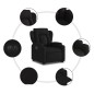 vidaXL Sillón eléctrico reclinable elevable de tela negro vidaXL Sillón eléctrico reclinable elevable de tela negro