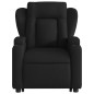 vidaXL Sillón eléctrico reclinable elevable de tela negro vidaXL Sillón eléctrico reclinable elevable de tela negro