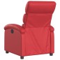 vidaXL Sillón reclinable eléctrico de cuero sintético rojo vidaXL Sillón reclinable eléctrico de cuero sintético rojo