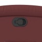 vidaXL Sillón reclinable elevable cuero artificial rojo tinto vidaXL Sillón reclinable elevable cuero artificial rojo tinto