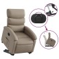 vidaXL Sillón reclinable elevable cuero artificial color capuchino vidaXL Sillón reclinable elevable cuero artificial color capuchino