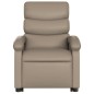 vidaXL Sillón reclinable elevable cuero artificial color capuchino vidaXL Sillón reclinable elevable cuero artificial color capuchino