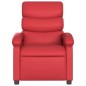 vidaXL Sillón de masaje reclinable eléctrico de cuero artificial rojo vidaXL Sillón de masaje reclinable eléctrico de cuero artificial rojo