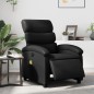 vidaXL Sillón de masaje reclinable eléctrico cuero sintético negro vidaXL Sillón de masaje reclinable eléctrico cuero sintético negro