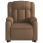 vidaXL Sillón eléctrico reclinable elevable de tela marrón vidaXL Sillón eléctrico reclinable elevable de tela marrón